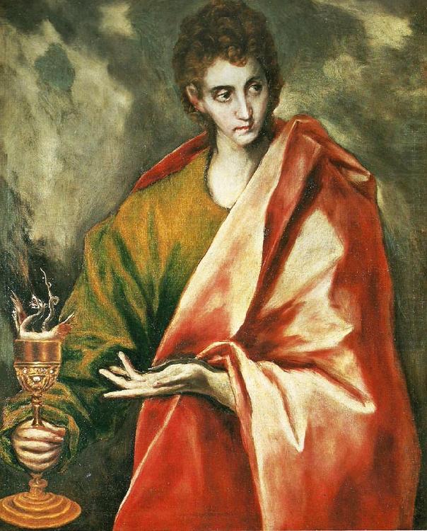 El Greco st john the evangelist oil painting picture